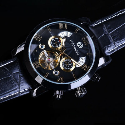 Montre de Luxe Tourbillon Automatique Mécanique