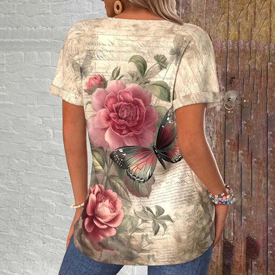 Blouse d'été "Fête de jardin" – Chaleureuse & stylée