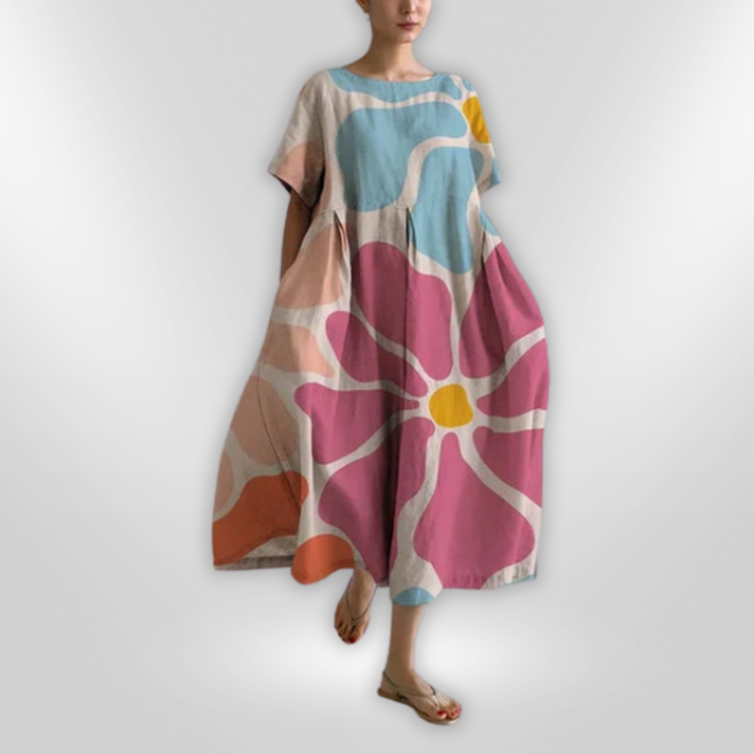 ZARA | robe à fleurs