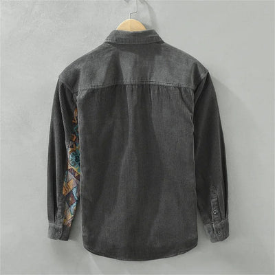 Camicia in velluto a coste Patch-Theory