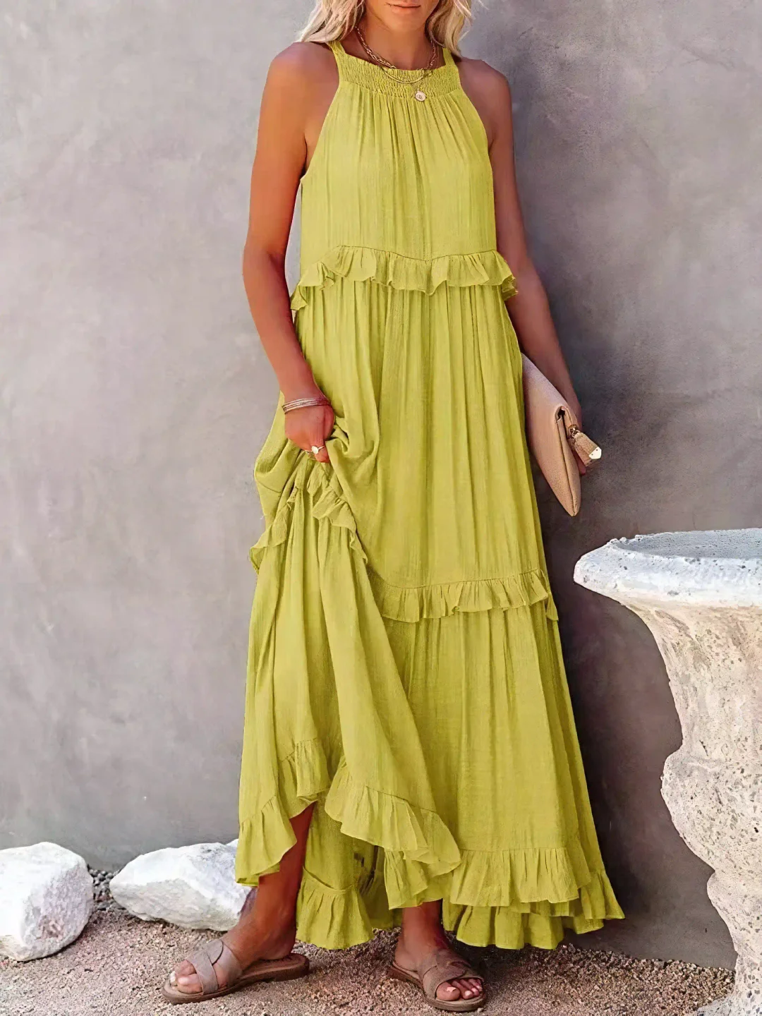 Morgane™ Robe longue brise d'été