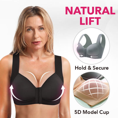 Soutien-Gorge Push-Up Sans Armatures Avec Fermeture Frontale Sans Coutures