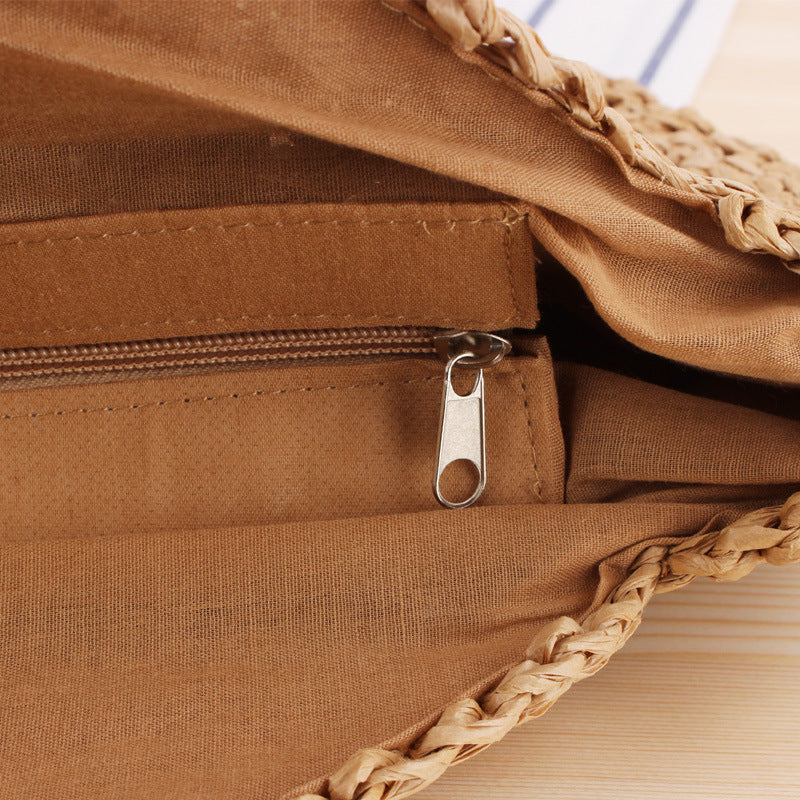 Chelsea - Magnifique sac à main en paille pour femmes
