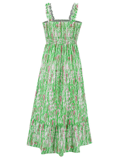 Noémie - Robe D'Été Sans Manches Smockée Pour Femme