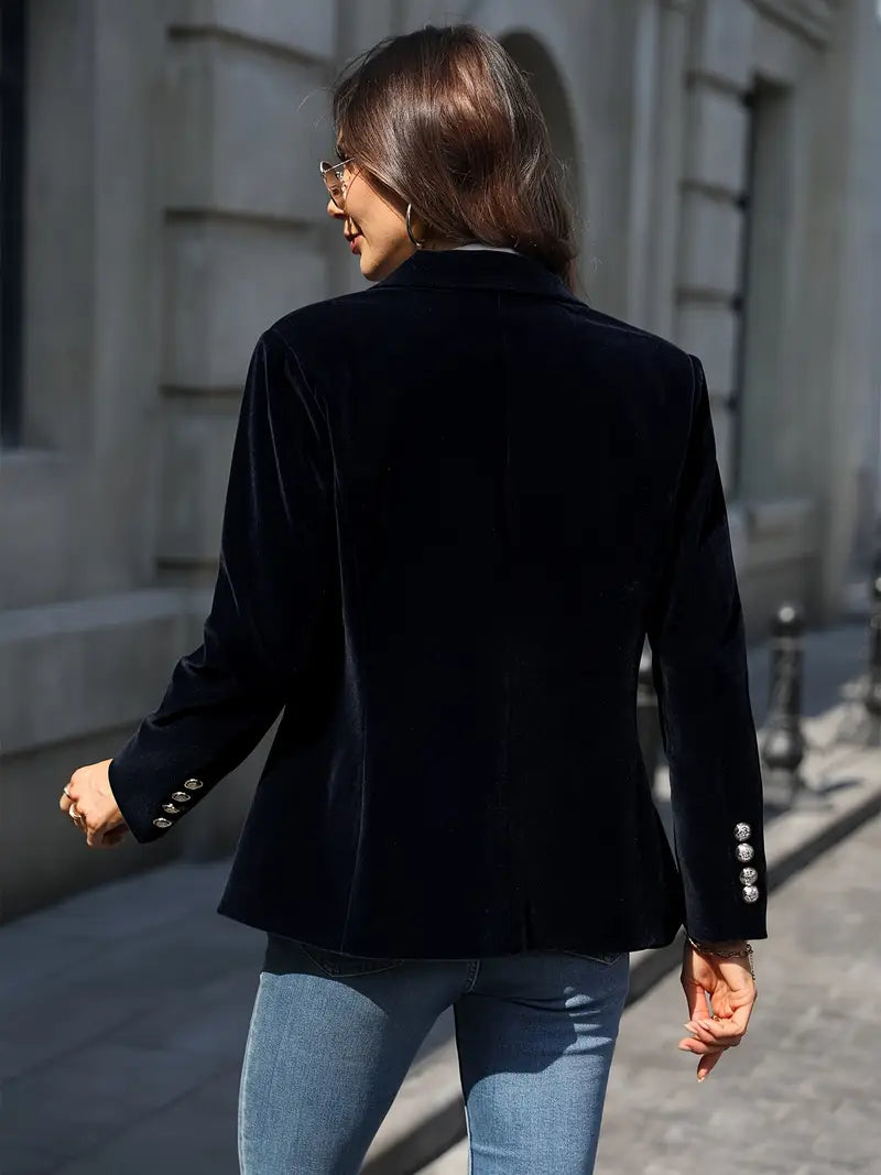 Bellini™ | Blazer en Velours Élégant