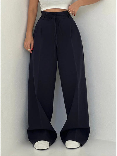 Pantalon décontracté à lacets