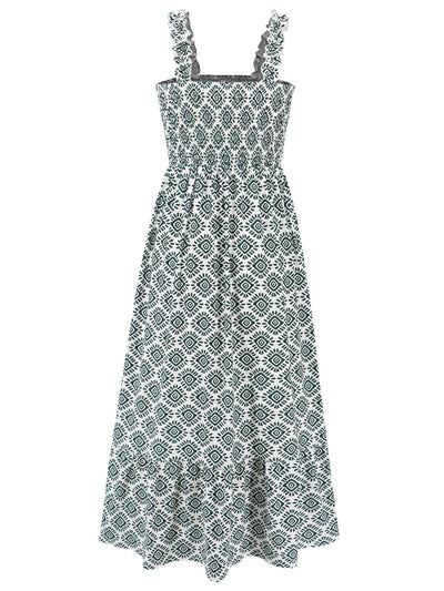 Noémie - Robe D'Été Sans Manches Smockée Pour Femme