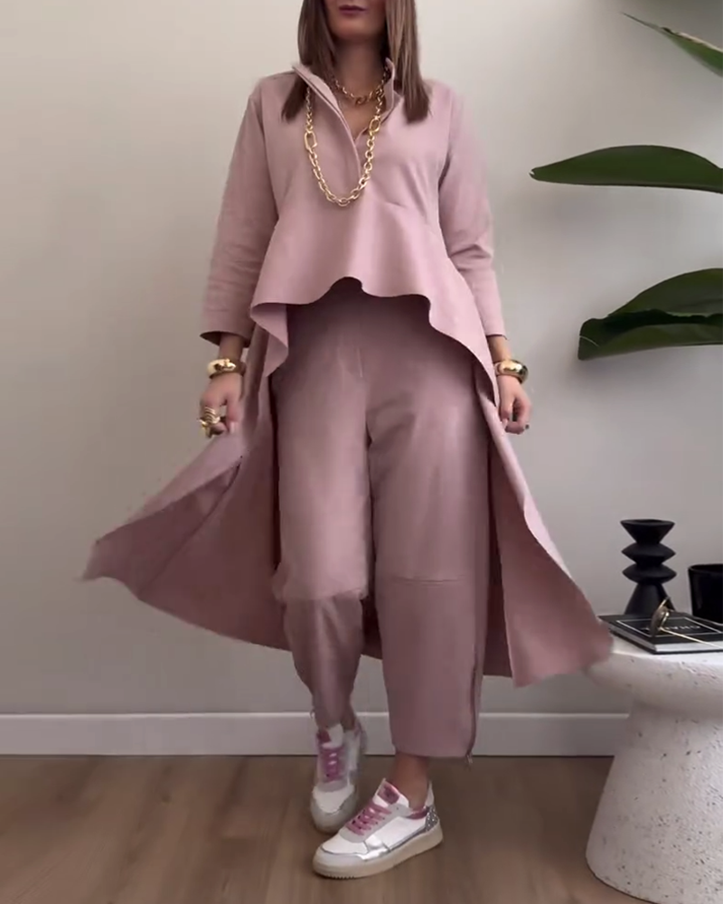 Blouse – Tendance Et Élégante Irrégulière