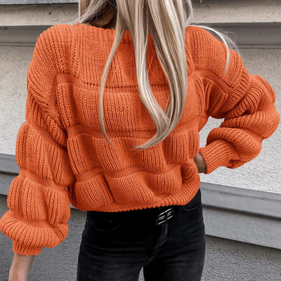 SANDRA - Pull Tricoté Raffiné pour Femmes