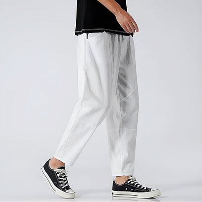 Pantalon court urbain en coton