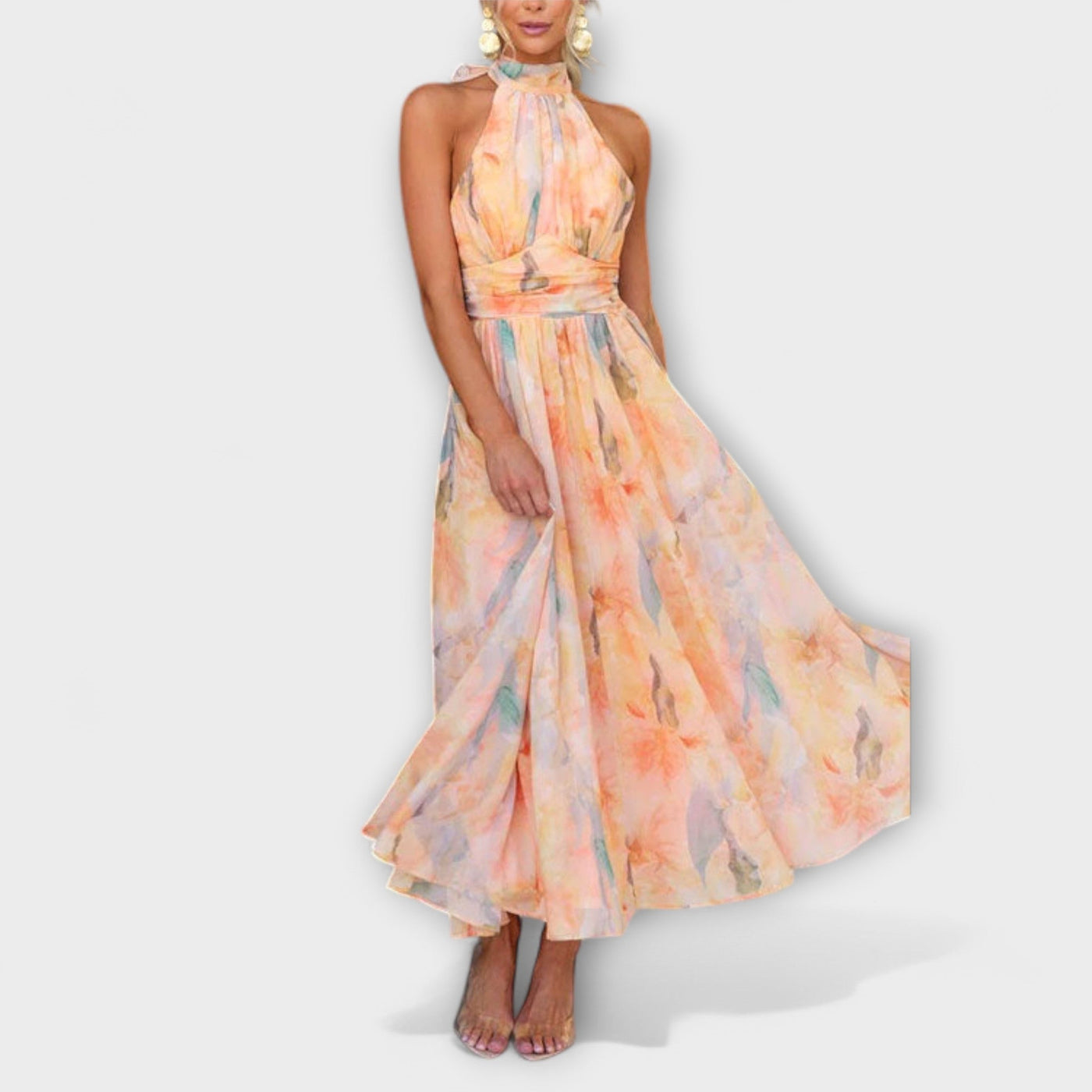 Isabelle™ | Robe dos nu aquarelle
