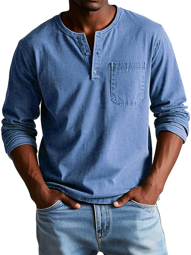 T-shirt boutonné