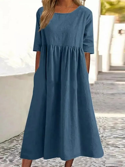 Rose - Robe D'Été Légère Et Respirante Pour Les Jours Chauds