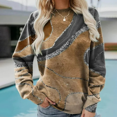 AIDE - Sweatshirt Décontracté et Élégant pour Femmes