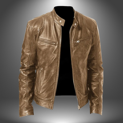 Lucien - Veste en cuir faite à la main pour hommes