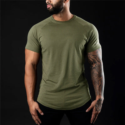 Charles | T-Shirt Plaine Pour Hommes | Manche Courte