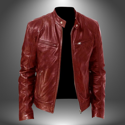 Lucien - Veste en cuir faite à la main pour hommes