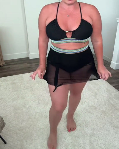 Bikini Décontracté Confortable Sexy Deux-Pièces