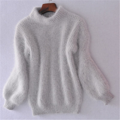 Loose Knitted Wool Sweater