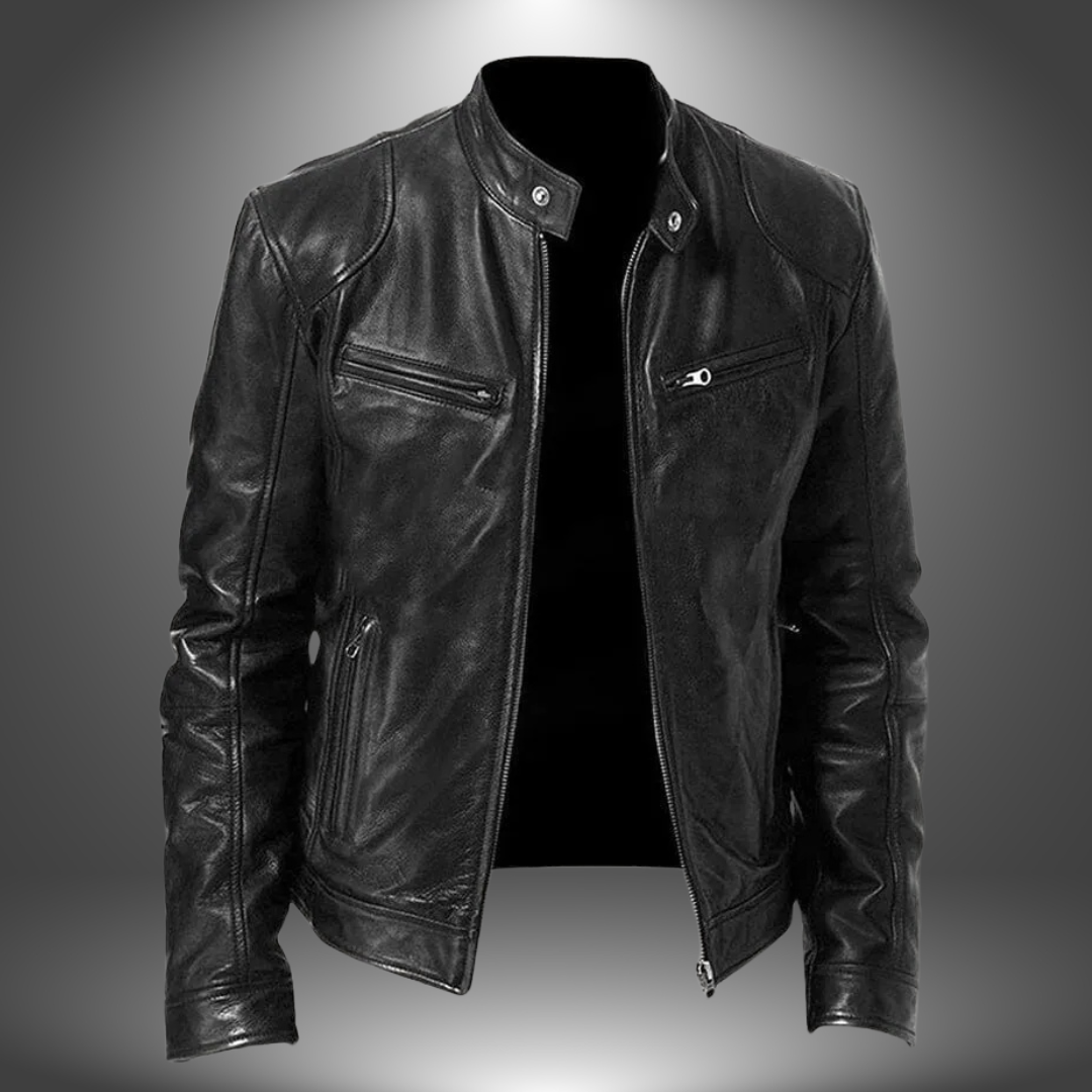 Lucien - Veste en cuir faite à la main pour hommes