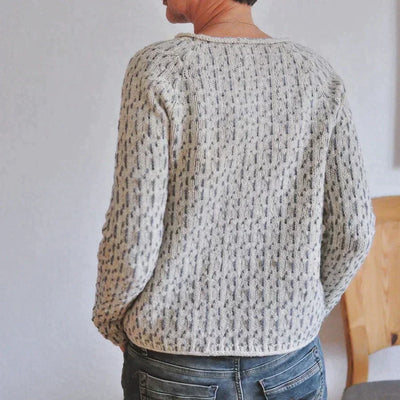 Otilde™ | Pull Élégant Grå