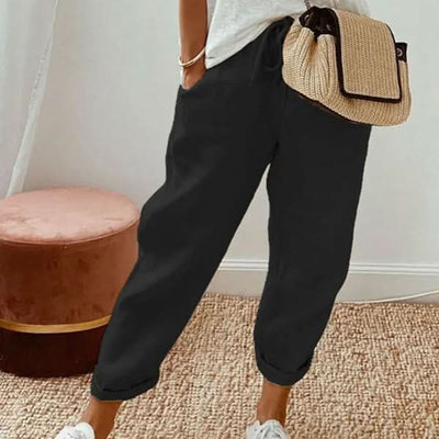 Morgane™ | Pantalon d'été en coton-lin léger