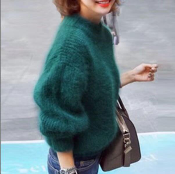 Loose Knitted Wool Sweater