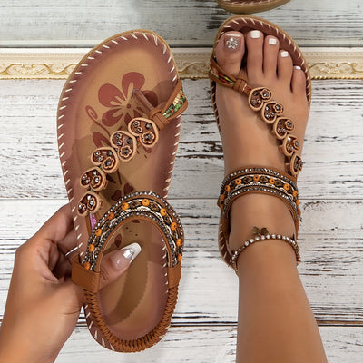 Sandales orthopédiques avec griffes et bandes ajustables - Femme