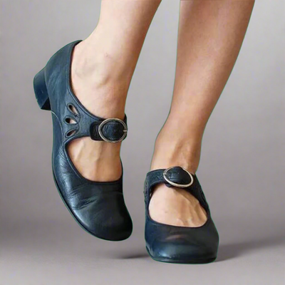 Denise | Sandales Orthopédiques avec Semelle Compensée Confortable