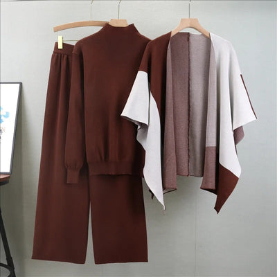 Ava™ - Ensemble tricot élégant en trois pièces