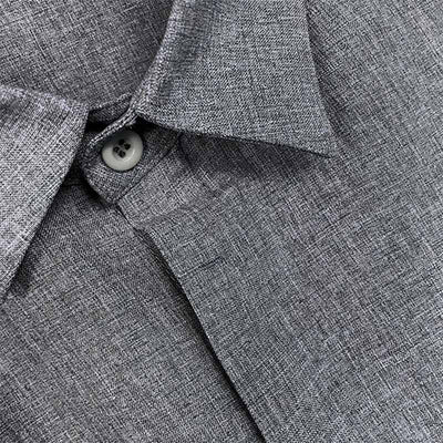 Melchior | Chemise col à revers en lin et coton pour hommes