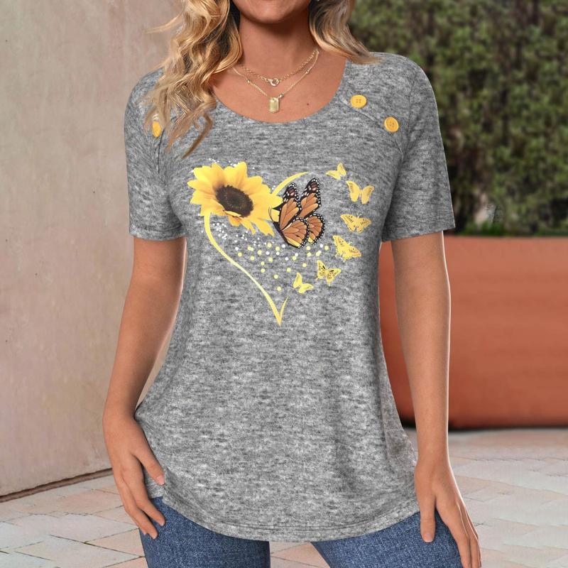 Blouse d'été "Fête de jardin" – Élégante & joyeuse