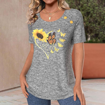 Blouse d'été "Fête de jardin" – Élégante & joyeuse