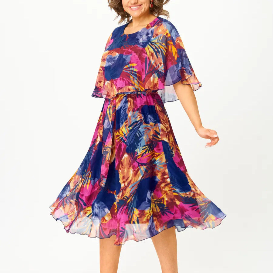 Klair | Robe en chiffon grande taille, confortable et aérienne, parfaite pour l'été