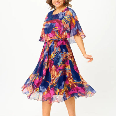 Klair | Robe en chiffon grande taille, confortable et aérienne, parfaite pour l'été