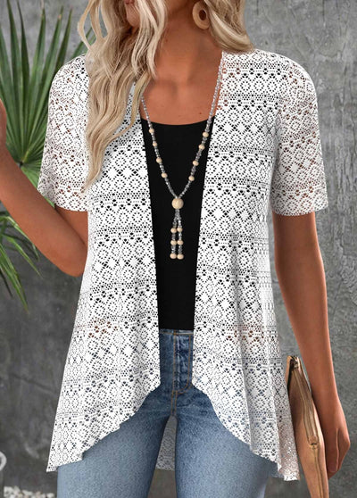 Cardigan imprimé patchwork