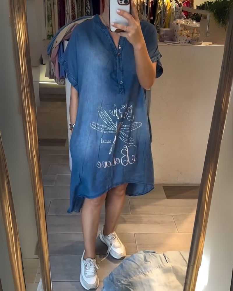 DALPHI – Robe Décontractée en Jean