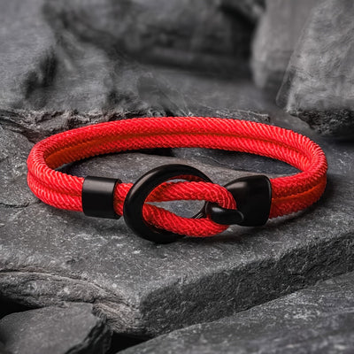 Bracelet de corde élégant fait à la main pour hommes - Parfait pour l'automne !