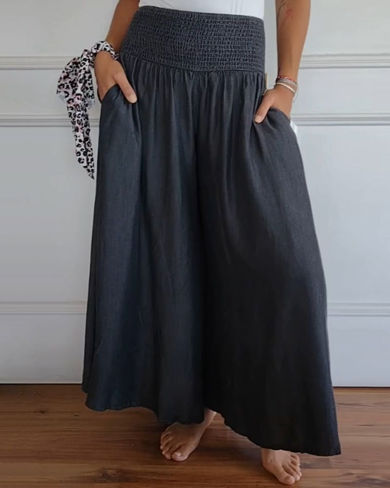 Pantalon confortable avec taille élastique