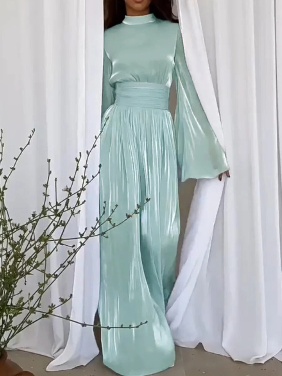 Robe longue fantaisie aux couleurs tendance