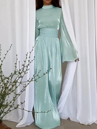 Robe longue fantaisie aux couleurs tendance