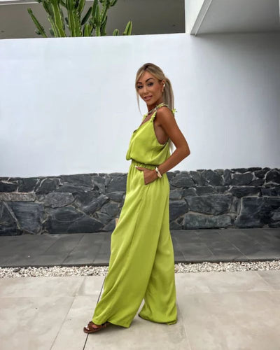 BARENI - COMBINAISON BOHO À MOTIFS FLORAUX