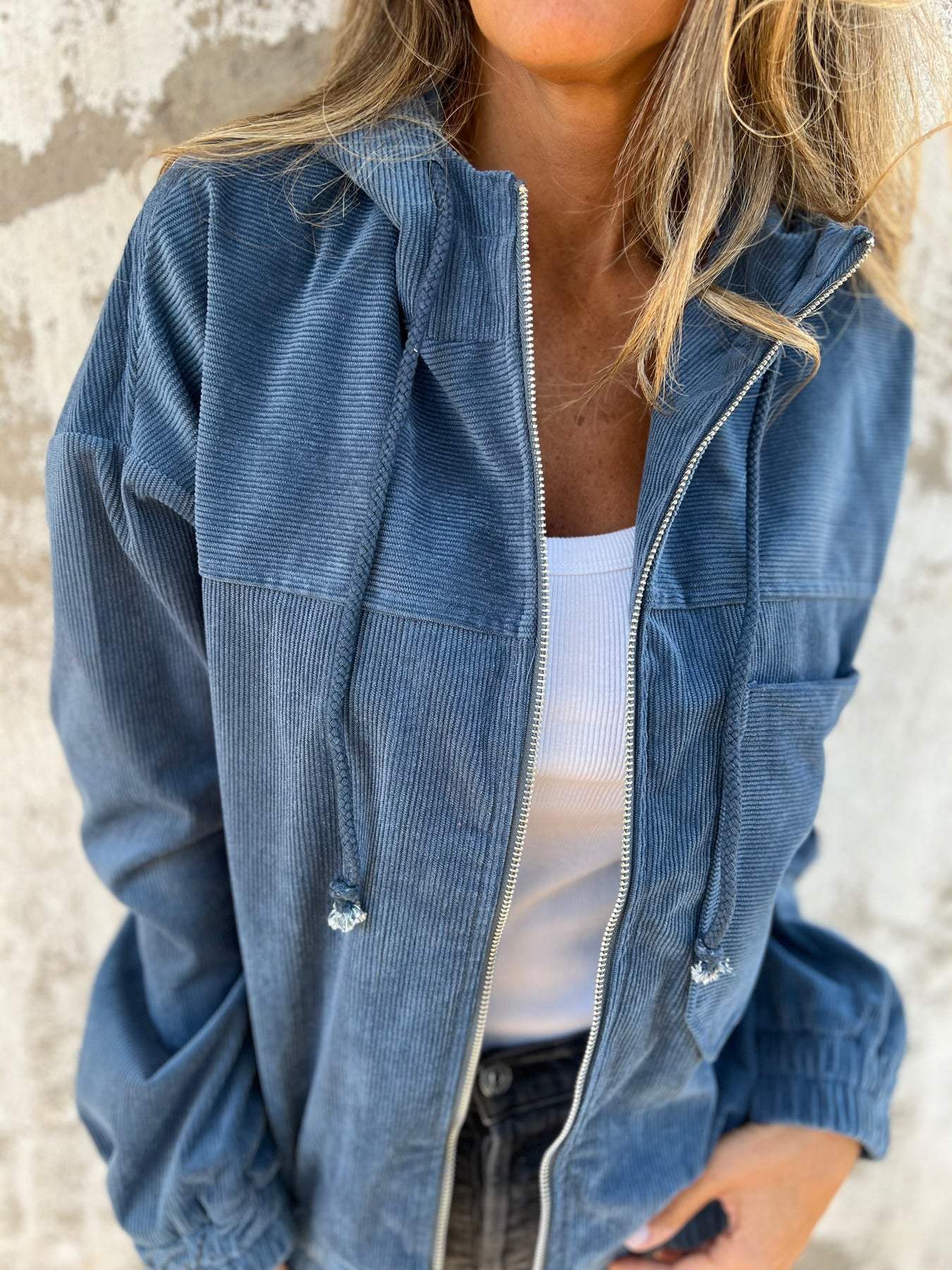 LILA – Veste décontractée avec capuche