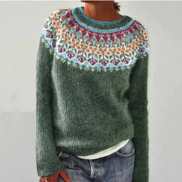 Camille™ | Pull Rétro d’Automne