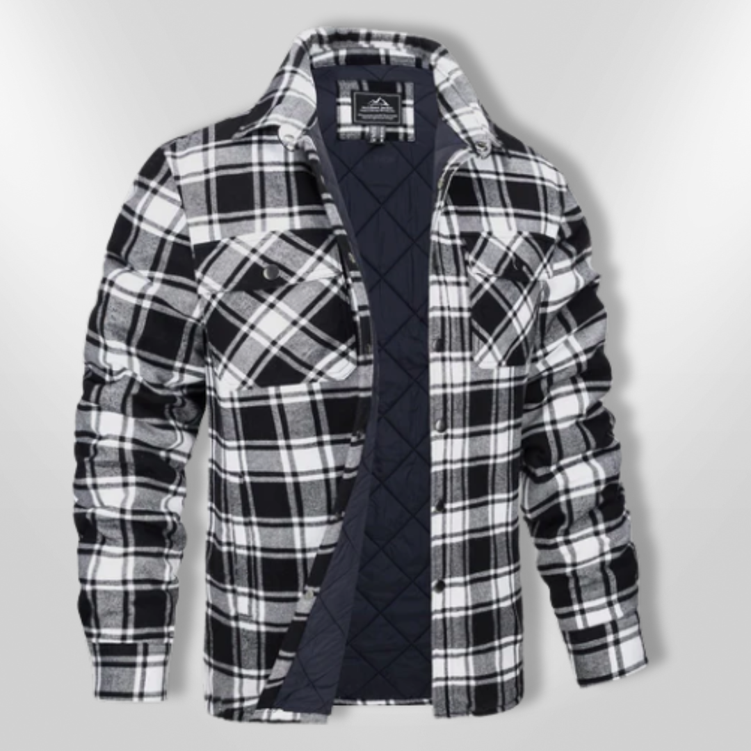 ALEX | Blouson bomber à carreaux