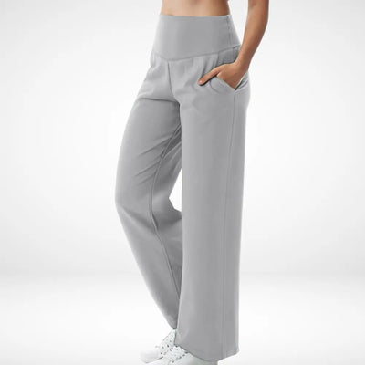 Pantalon évasé taille haute fluide pour Femme – Fayie
