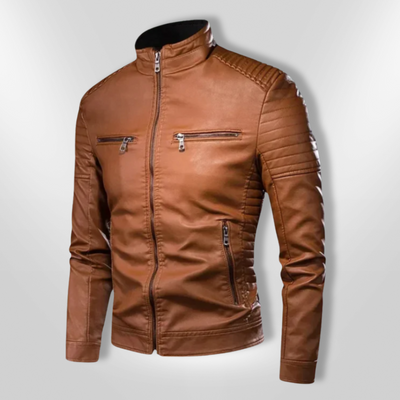 BERNULF | Veste en cuir vintage