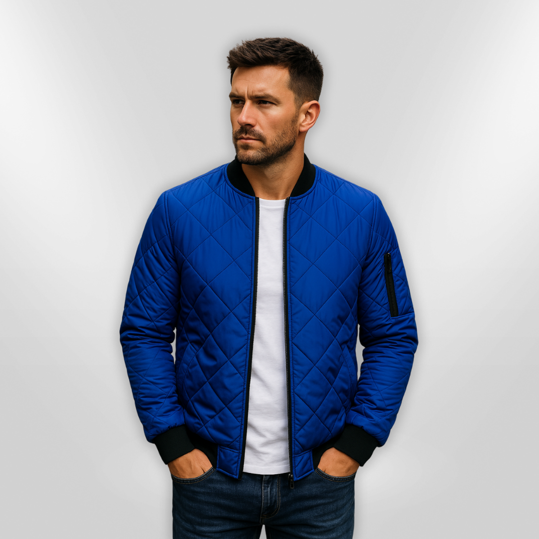 HAN | Veste en coton avec motif en losange