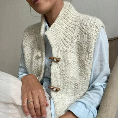 Odille - Gilet femme tricoté chic