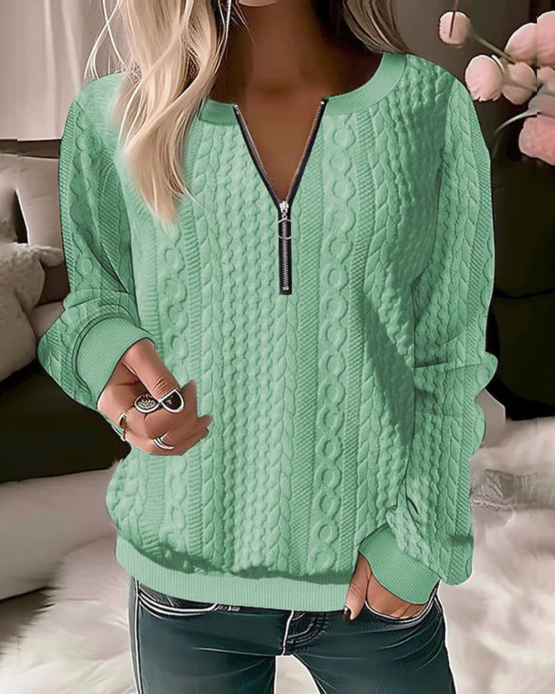 Sophie - Elégant Pull Zippé